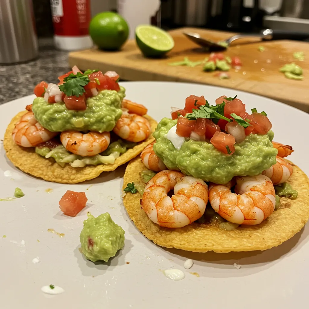 Easy Summer Shrimp Tostadas with Guac & Fresh Salsa: Ultimate Fresh Mexican Perfection